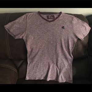 Express men’s size small maroon vneck tee shirt